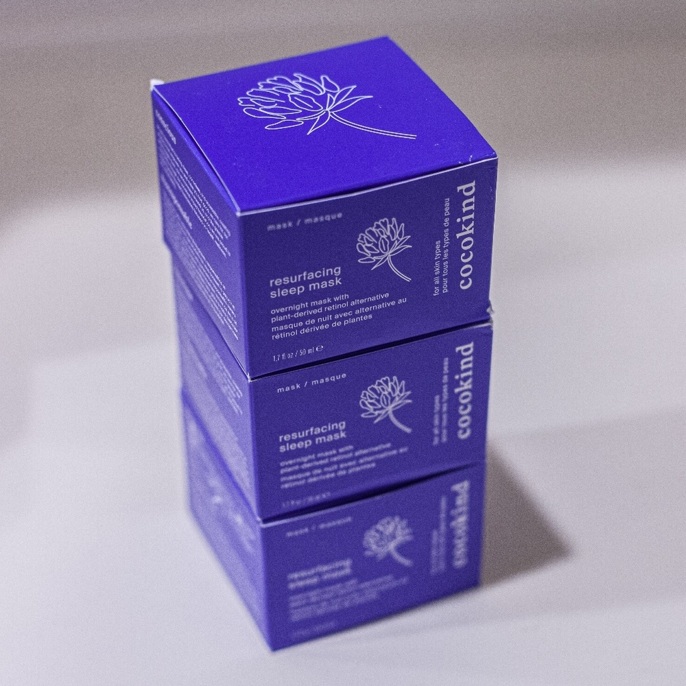 Cocokind Resurfacing Sleep Mask, NEW